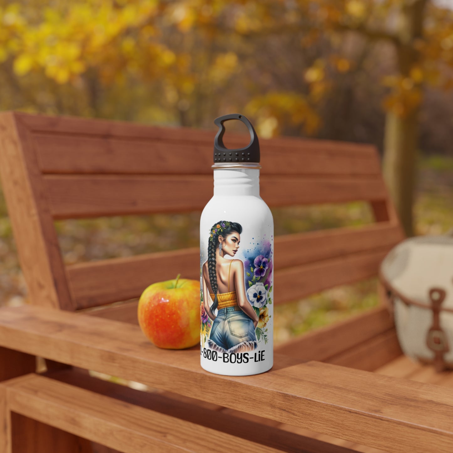 1-800-Boys-Lie Vibrant Floral Stainless Steel Water Bottle, Eco-Friendly Hydration, Gift for Her, Fitness Water Container, Trendy Drinkware, Summer [...]