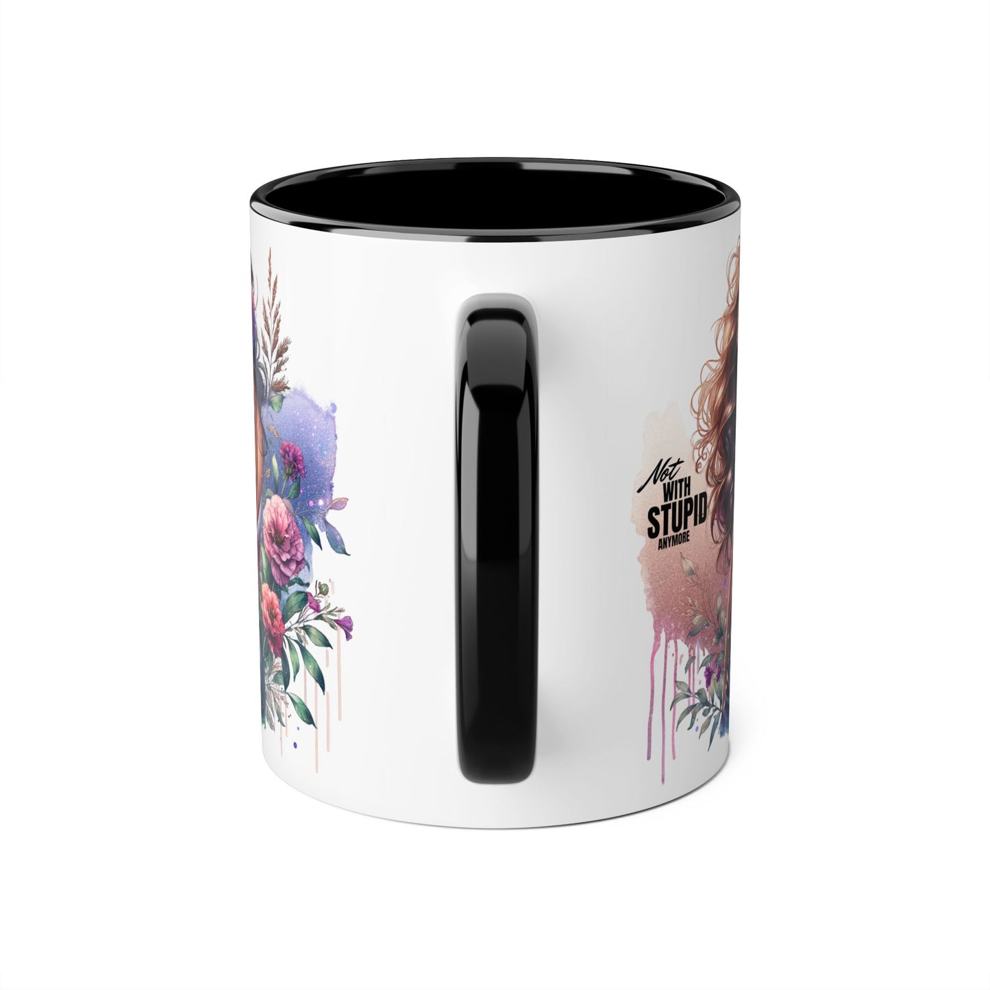 Mug - Not With Stupid Anymore Humoristic 11oz Accent Mug