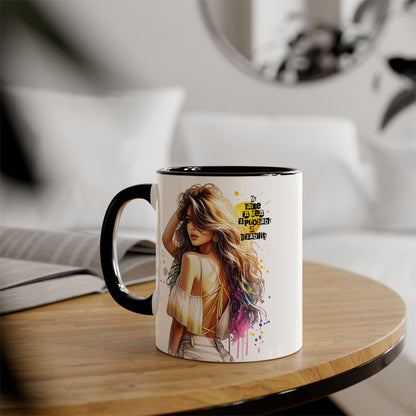 Funny Accent Mug - My Taste in Men is Probably a Disability Humor 11oz Cup