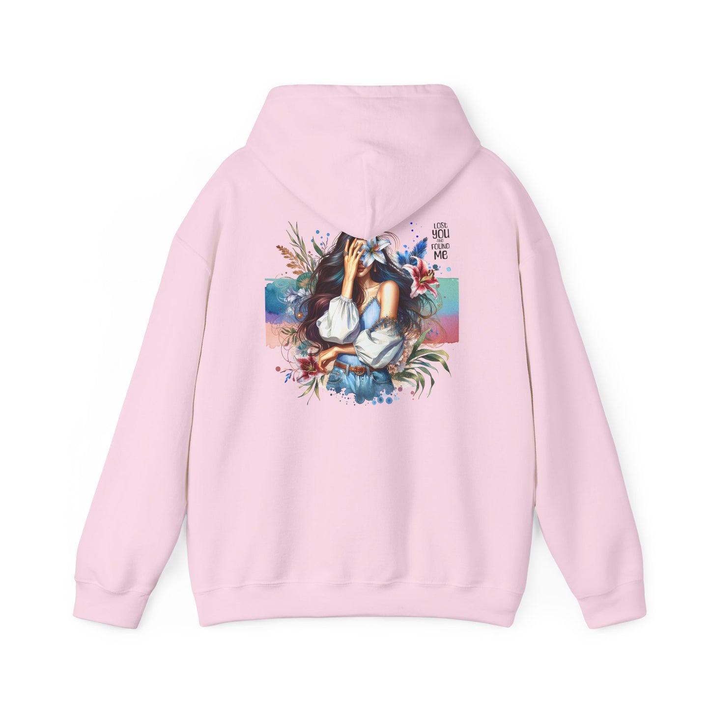 Breakup Hoodie - Unisex Hooded Sweatshirt Lost You and Found Me Design