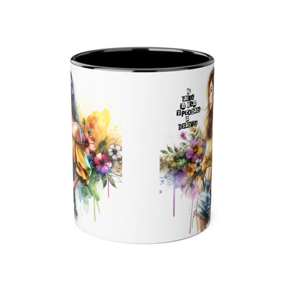 Funny Accent Mug - My Taste in Men is Probably a Disability Humor 11oz Cup