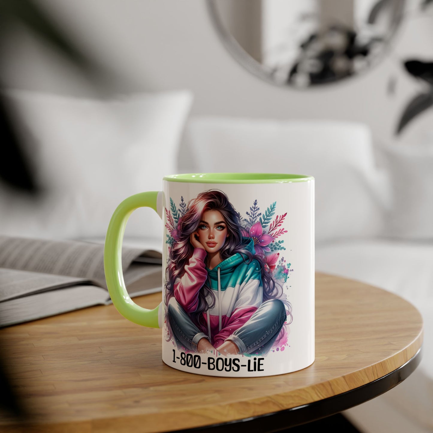1-800-BOYS-LIE Colorful Feminine Accent Mug with Floral Design - Perfect for Stylish Coffee Lovers, Unique Gift for Birthdays, Holidays, and [...]