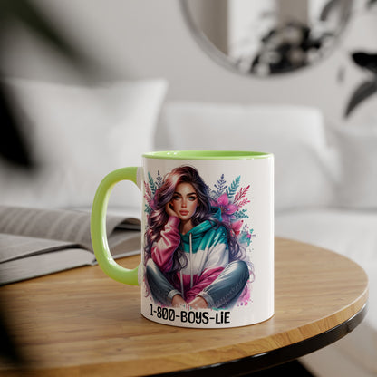 1-800-BOYS-LIE Colorful Feminine Accent Mug with Floral Design - Perfect for Stylish Coffee Lovers, Unique Gift for Birthdays, Holidays, and [...]