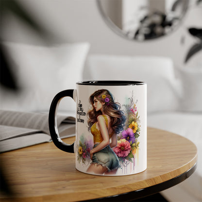 Funny Accent Mug - My Taste in Men is Probably a Disability Humor 11oz Cup