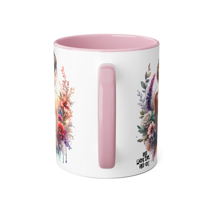 It's Not Me, It's You Humoristic Floral Accent Mug, 11oz - Artistic Coffee Cup for Women, Gift for Her, Birthday Present, Home Decor, Unique Tea Mug