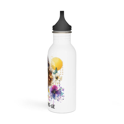 1-800-Boys-Lie Floral Water Bottle with Chic Design, Perfect for Fitness, Gift Ideas, Eco-Friendly Hydration, Personal Water Container, Stylish Drinkware