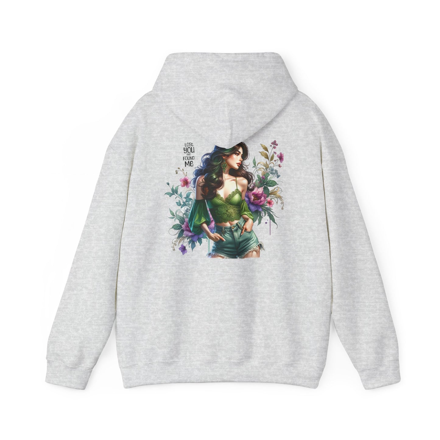 Breakup Hoodie - Unisex Hooded Sweatshirt Lost You and Found Me Design