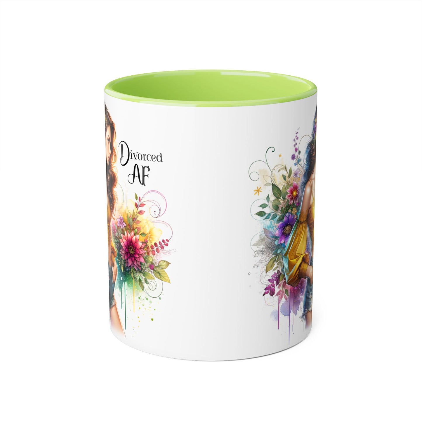 Divorce Celebration Mug | Unique Gift for Divorced Women | Affirmation Coffee Cup | Floral Design | Self-Love Reminder | Funny Divorce Gift