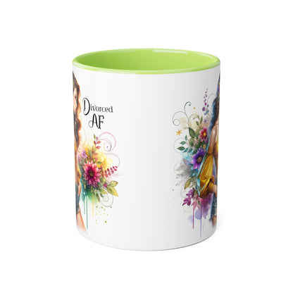 Divorce Celebration Mug | Unique Gift for Divorced Women | Affirmation Coffee Cup | Floral Design | Self-Love Reminder | Funny Divorce Gift