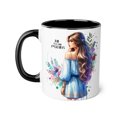 Funny Accent Mug - No Time For F*boys 11oz
