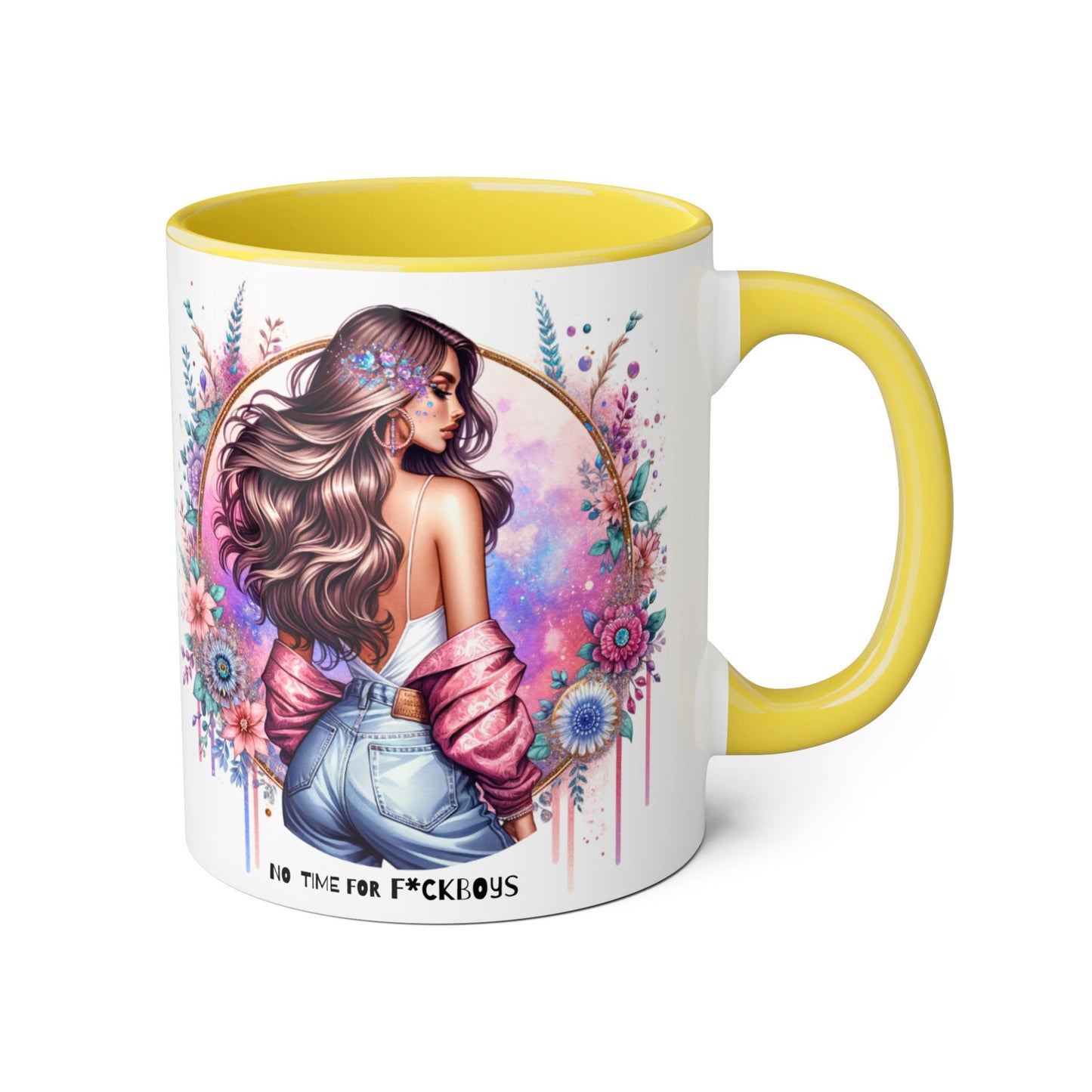 Funny Accent Mug - No Time For F*boys 11oz