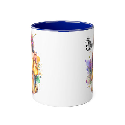 Not With Stupid Anymore Humoristic 11oz Accent Mug