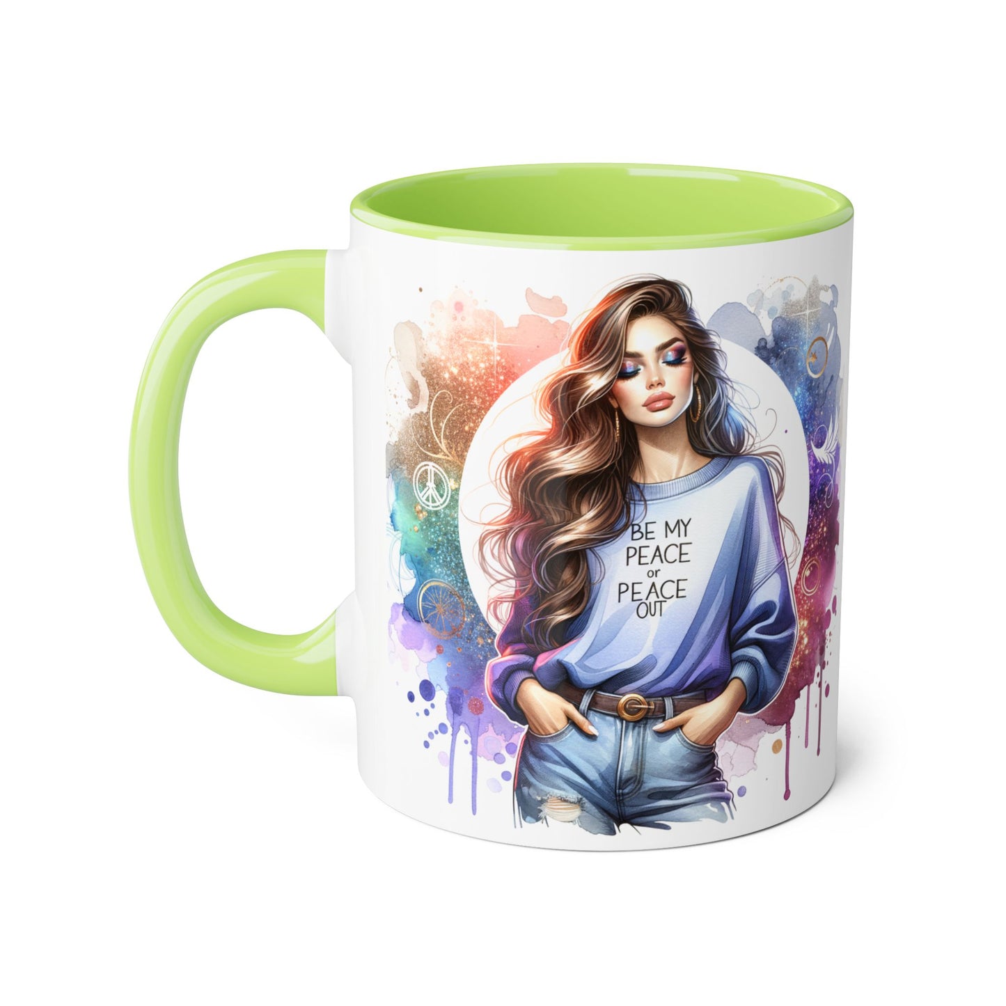 Accent Mug - Be My Peace or Peace Out 11oz