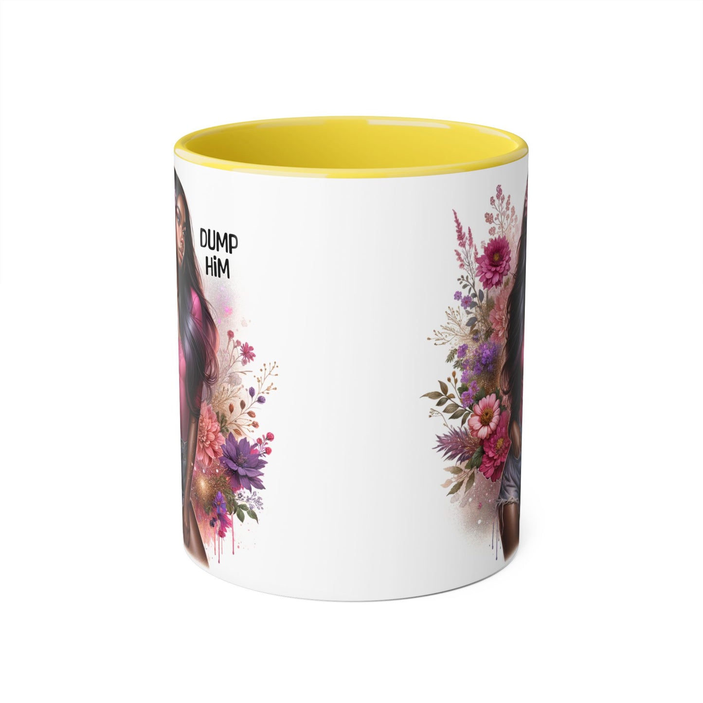 Dump Him Accent Mug
