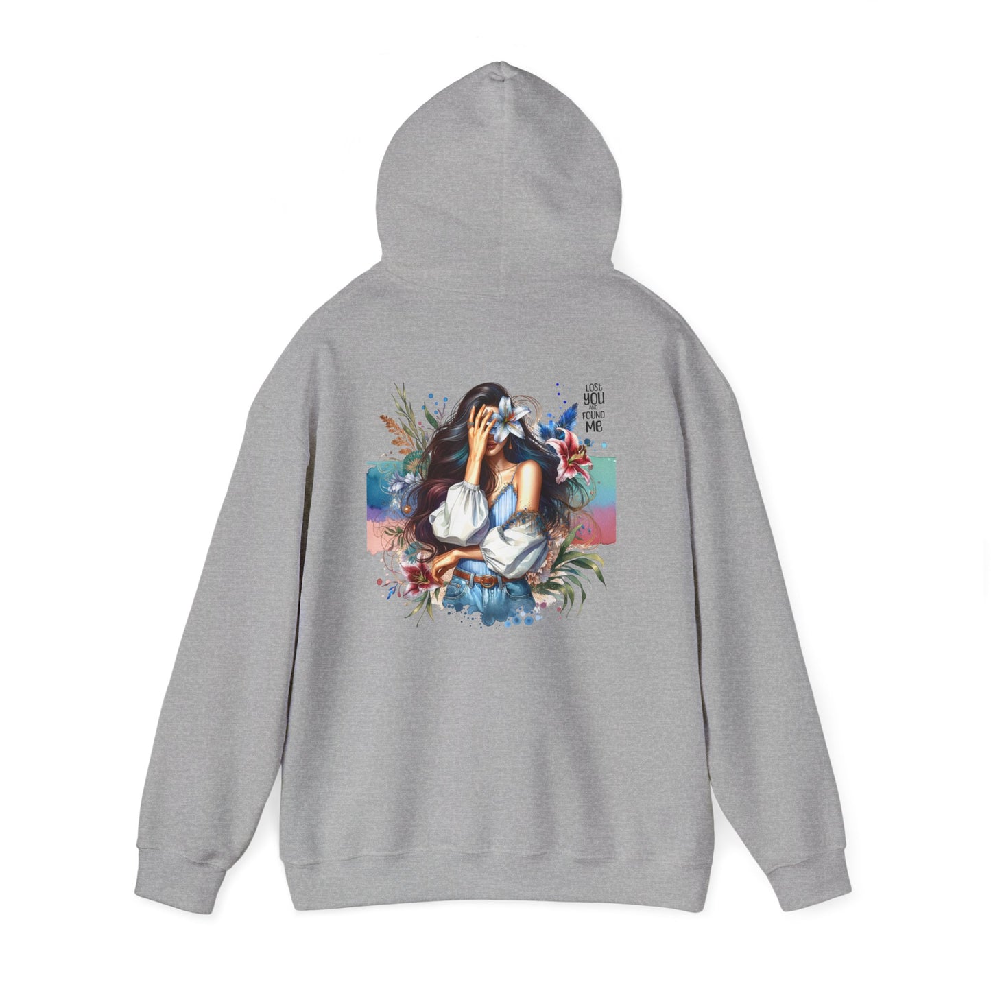 Breakup Hoodie - Unisex Hooded Sweatshirt Lost You and Found Me Design