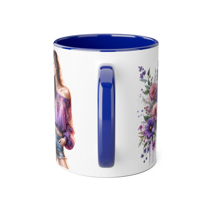 Floral Game Over Mug - Fun Coffee Cup, Gift for Game Lovers, Cute Floral Drinkware, Unique Mother's Day Gift, Tea Mug