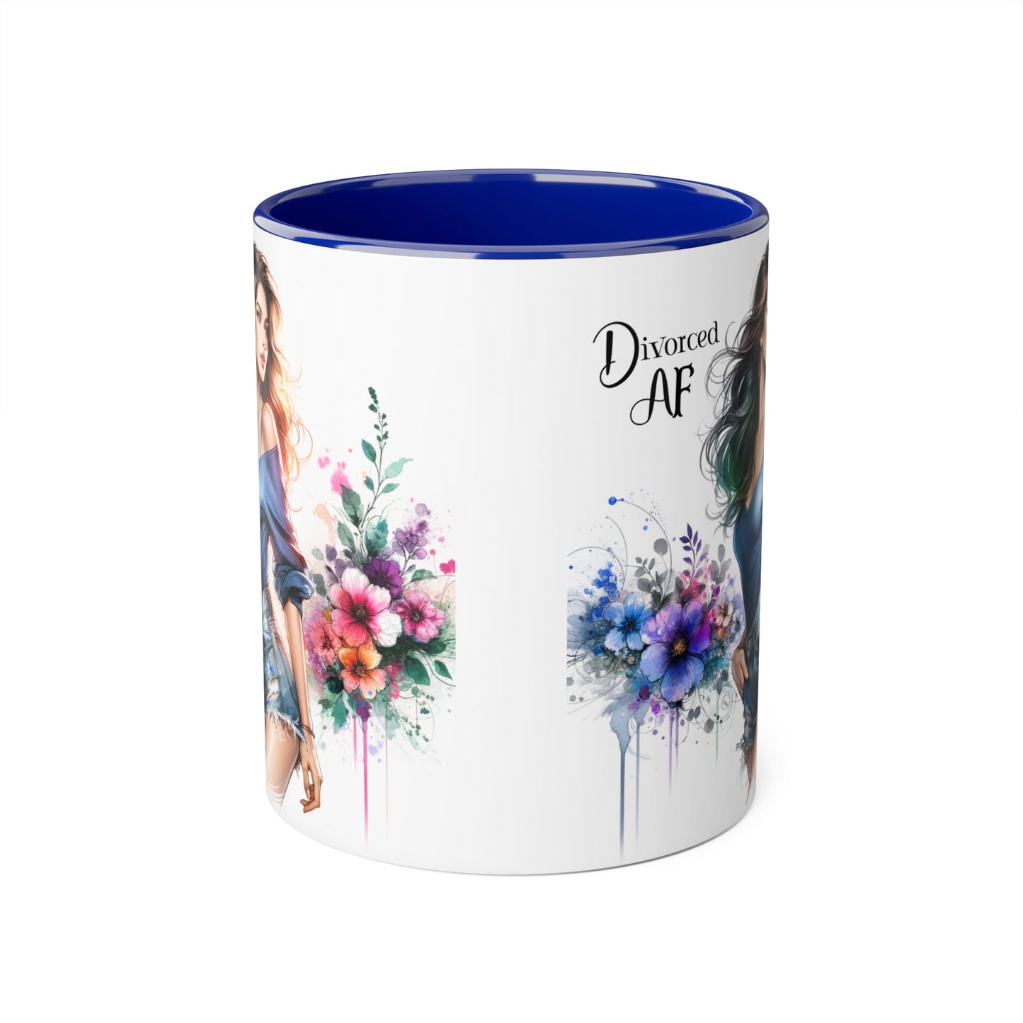 Divorced AF Mug, Stylish Coffee Cup for Newly Single, Empowerment Gift for Her, Celebration of Freedom, Unique Present for Divorcee