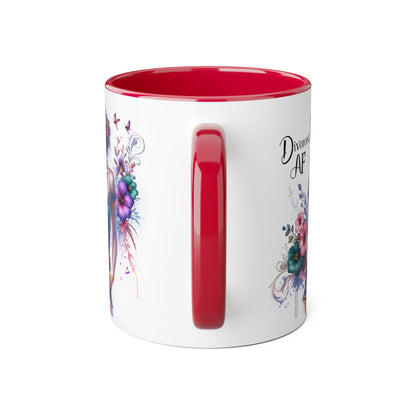 Mug - Divorced AF 11oz Accent Mug