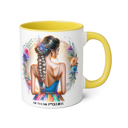 Funny Accent Mug - No Time For F*boys 11oz