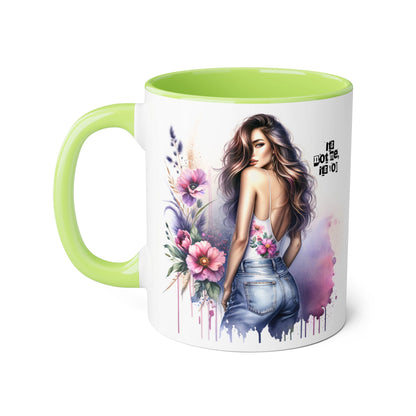 It's Not Me, It's You Humoristic Floral Art Accent Mug