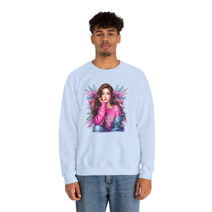 1-800-Boys-Lie Trendy Crewneck Sweatshirt - Cozy Unisex Pullover, Perfect for Casual Days, Gifts for Her, Cute Fashion Layering, Everyday Style