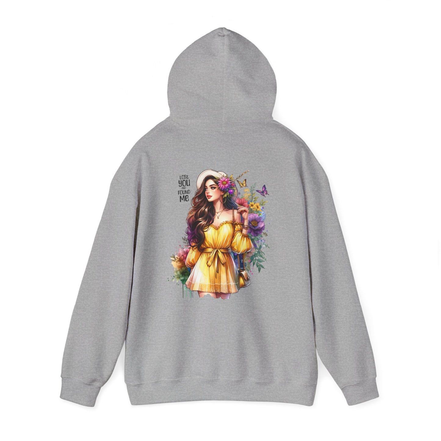 Breakup Hoodie - Unisex Hooded Sweatshirt Lost You and Found Me Design