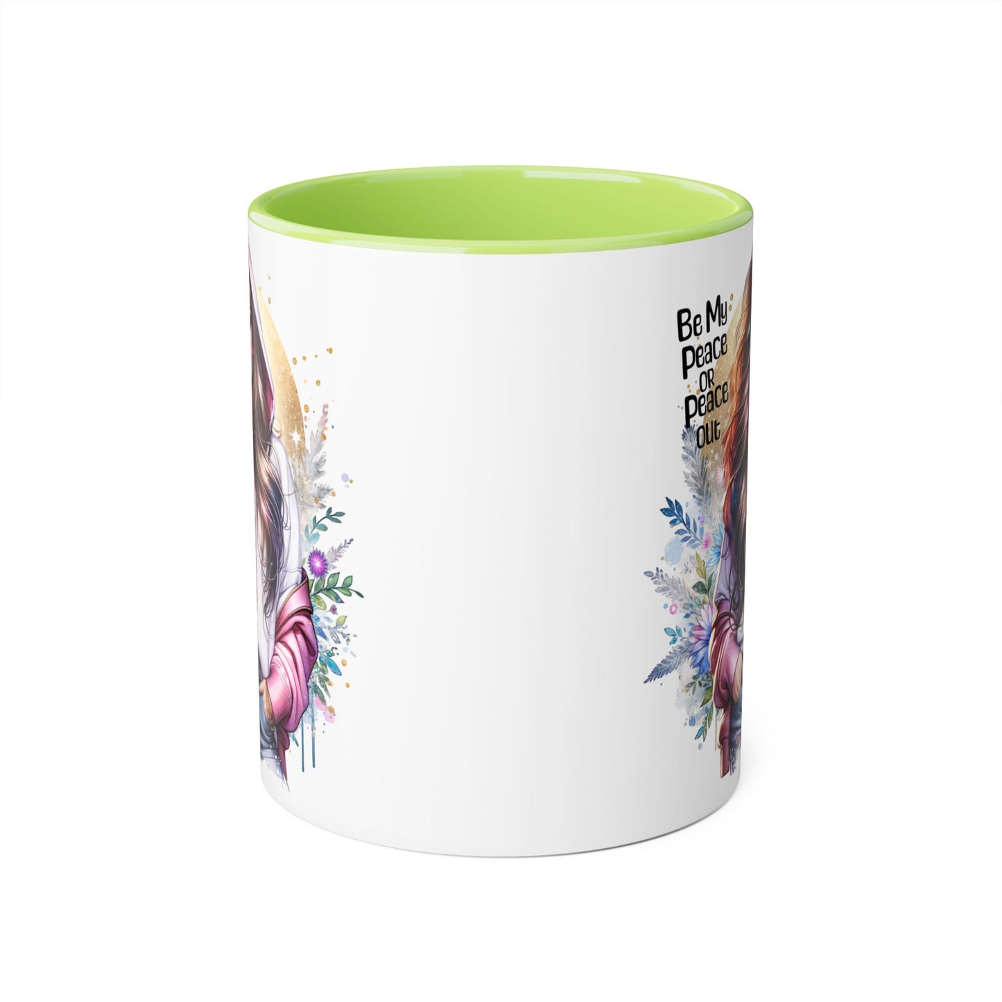 Mug - Be My Peace or Peace Out Accent Mug