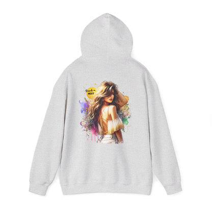 Thank U, Next Vibrant Art Hoodie - Stylish Unisex Sweatshirt with Colorful Design, Casual Wear, Gift Idea for Festivals, Cozy Layering