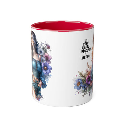 Funny Accent Mug - My Taste in Men is Probably a Disability Humor 11oz Cup