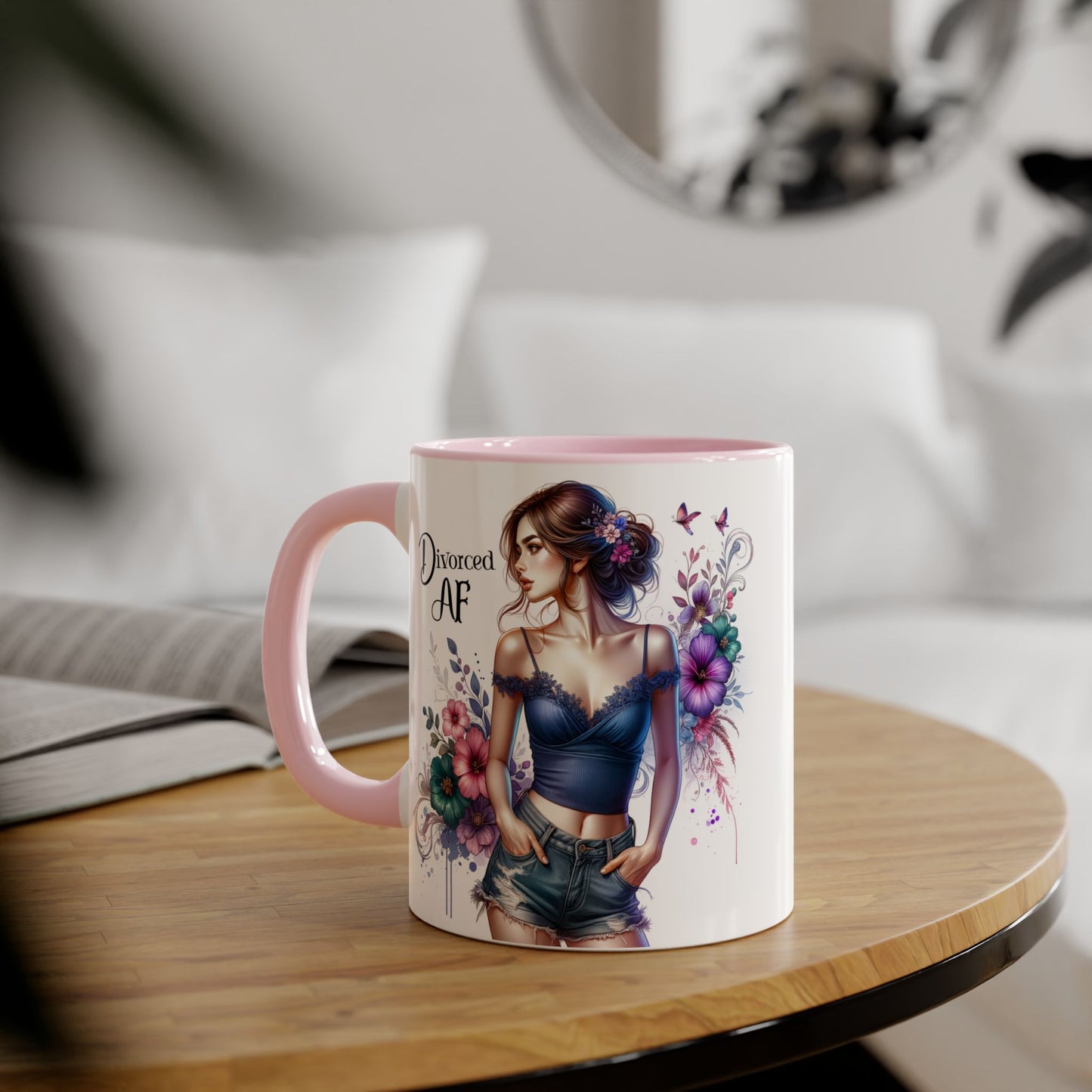 Mug - Divorced AF 11oz Accent Mug