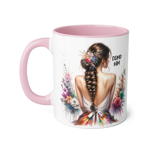 Dump Him Accent Mug