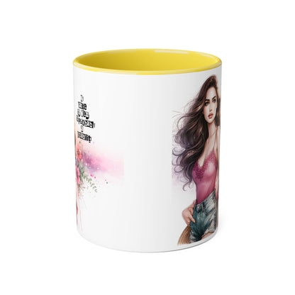 Funny Accent Mug - My Taste in Men is Probably a Disability Humor 11oz Cup