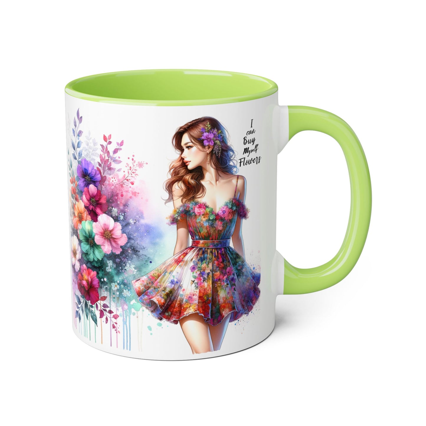 I Can Buy Myself Flowers Accent Mug, 11oz