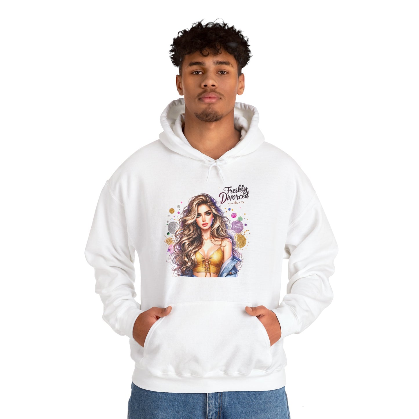 Freshly Divorced Unisex Hooded Sweatshirt