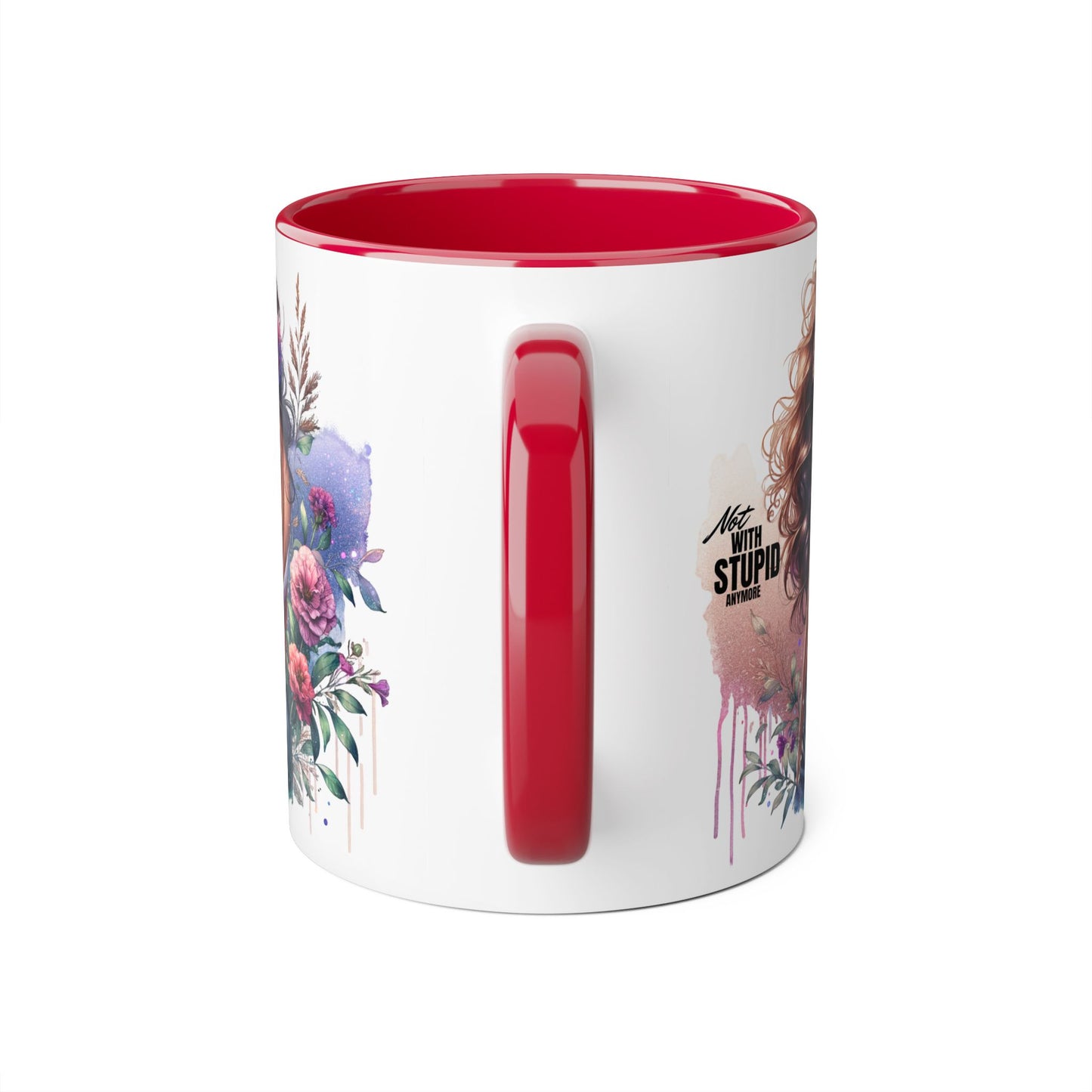 Mug - Not With Stupid Anymore Humoristic 11oz Accent Mug