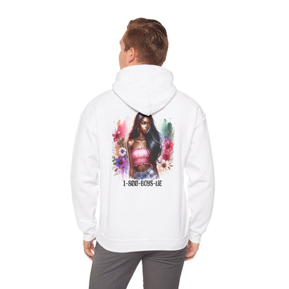 1-800-Boys-Lie Chic Floral Sweatshirt, Unisex Hoodie for Teens, Cute Sweatshirt for Women, Gift for Her, Casual Streetwear, Attitude Apparel