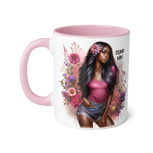 Dump Him Accent Mug
