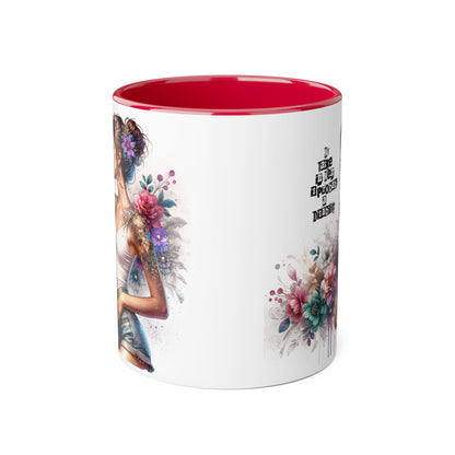 Funny Accent Mug - My Taste in Men is Probably a Disability Humor 11oz Cup