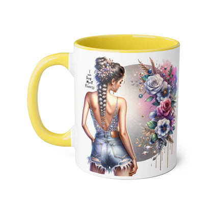 I Can Buy Myself Flowers Floral Accent Mugs for Nature Lovers, Inspirational Gifts, Cozy Home Decor, Coffee Tea Mug, Spring and Summer Vibes
