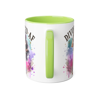 Mug - Divorced AF 11oz Accent Mug