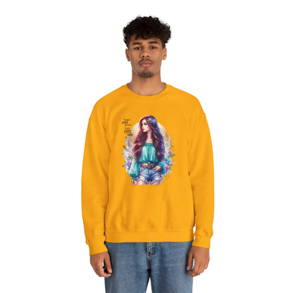 I Don`t  Make Mistakes, I Just Date Them Colorful Bohemian Crewneck Sweatshirt, Cozy Apparel, Unique Gift, Casual Wear, Inspirational Fashion, Artist Design