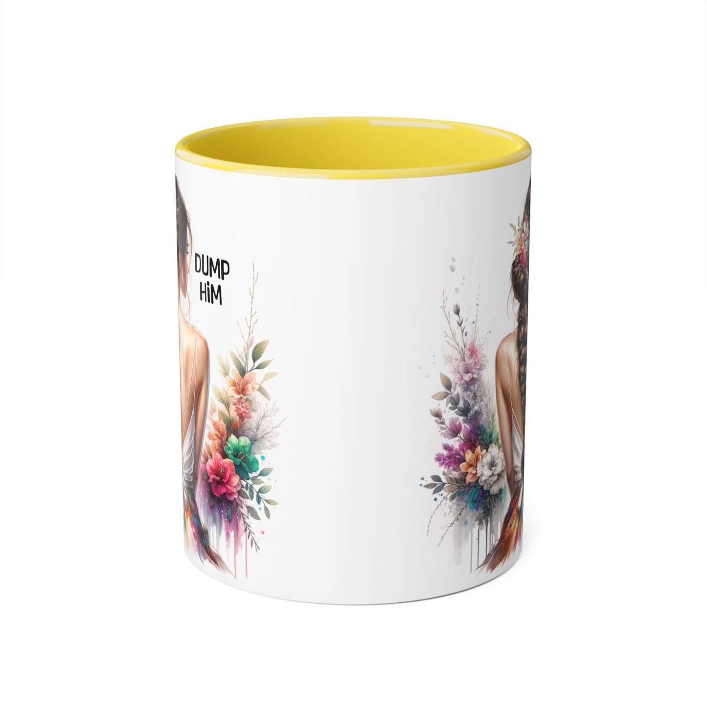 Dump Him Accent Mug