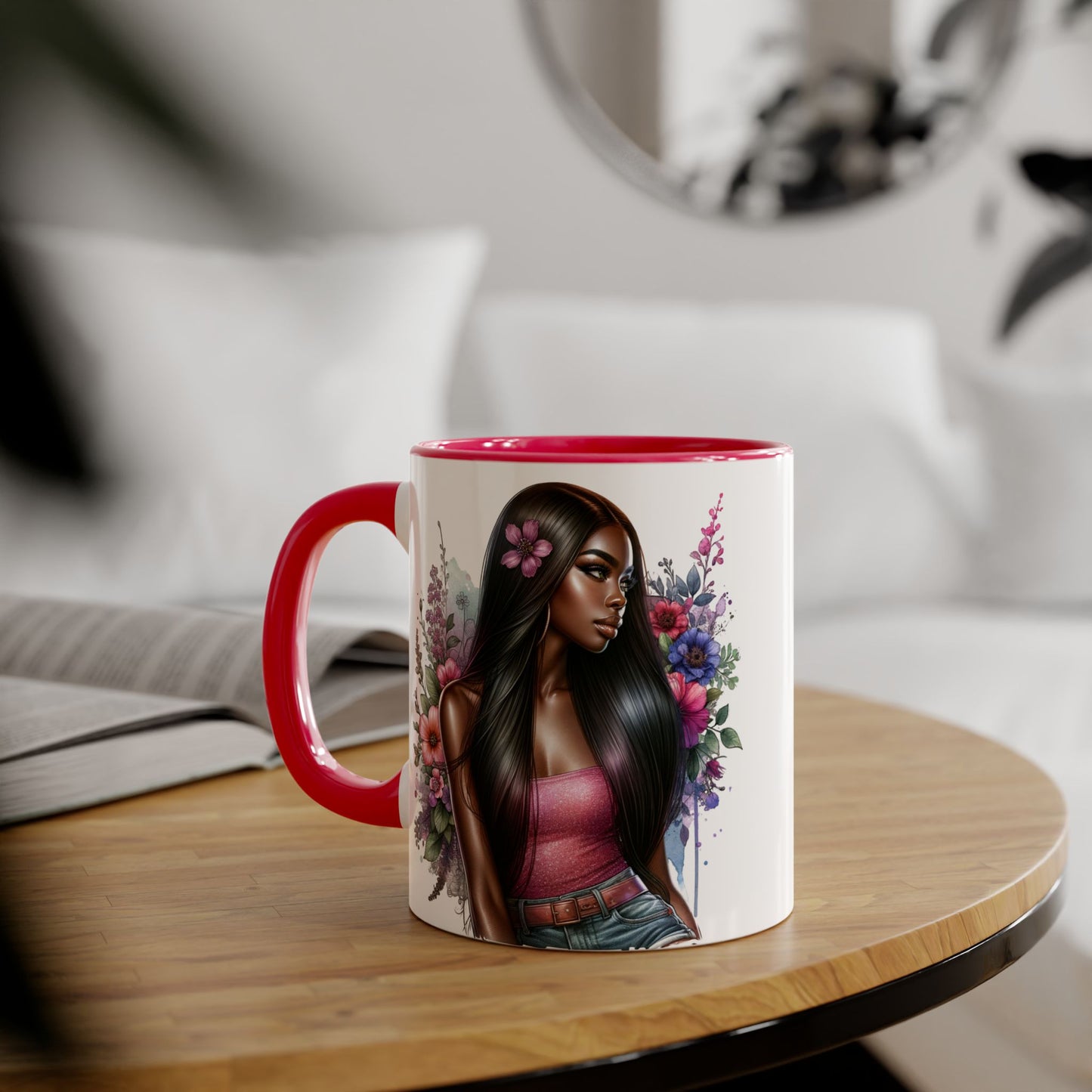 Yuck Fou Floral Portrait Accent Mug, 11oz - Perfect Gift for Coffee Lovers, Artistic Home Decor, Flower Lover's Mug, Unique Tea Cup, Birthday [...]