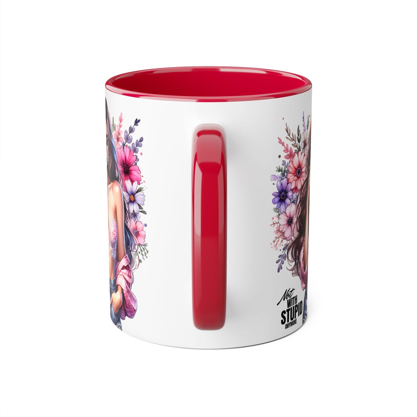 Mug - Not With Stupid Anymore Humoristic 11oz Accent Mug