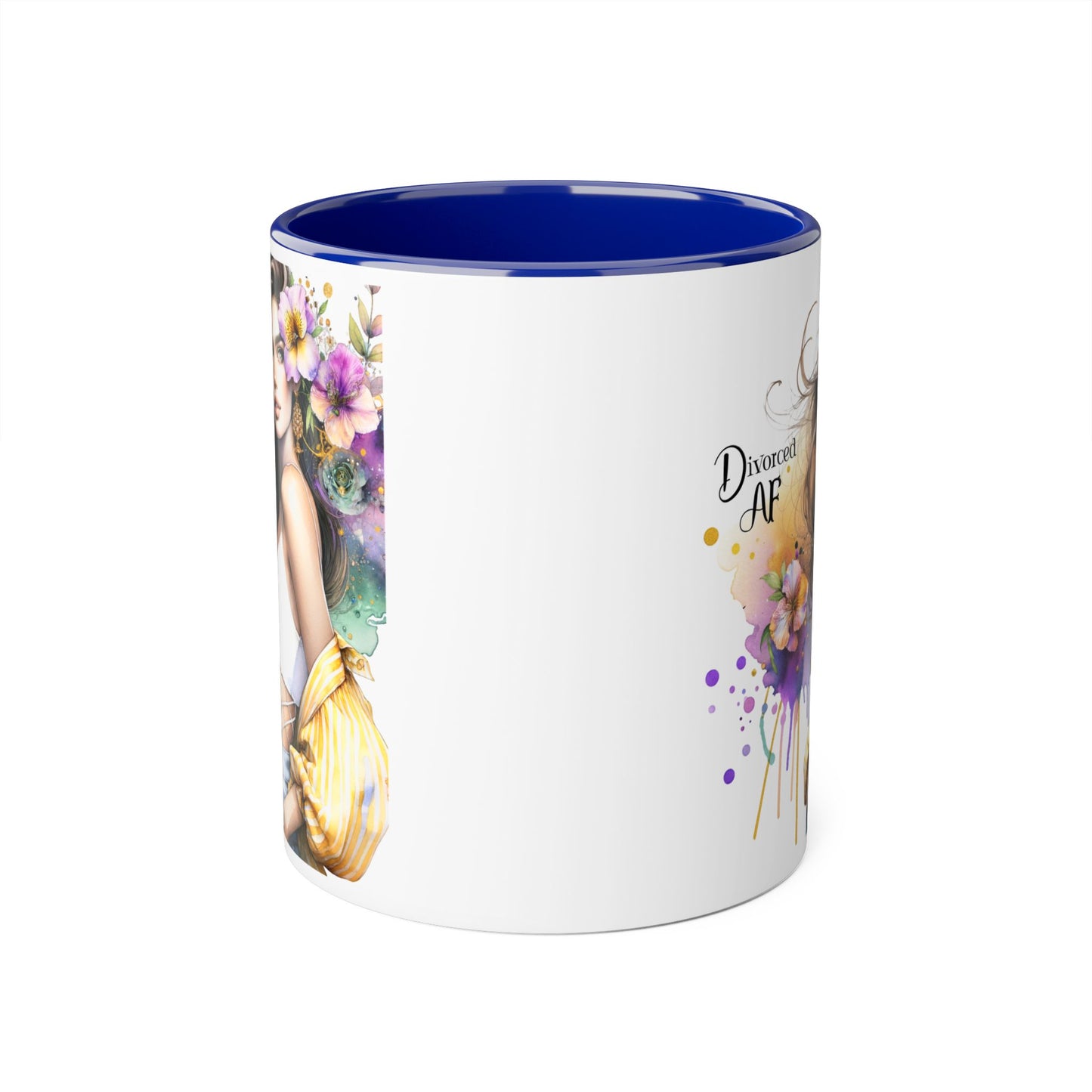 Chic Accent Coffee Mug - Stylish Floral Design, Perfect for Gift Giving, Motivational, Home Decor, Unique Drinkware