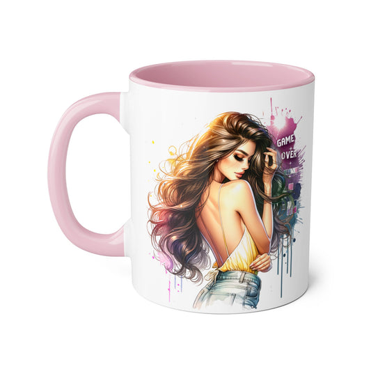 Vibrant Artist Accent Mug - Perfect for Coffee Lovers, Unique Gift Idea, Trendy Drinkware, Stylish Home Decor, Birthday or Celebration