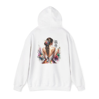 I Don`t Make Mistake, I Just Date Them Inspirational Art Hooded Sweatshirt, Cozy Casual Wear,  Streetwear Style, Gift for Art Lovers, Perfect for Holidays