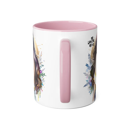 It's Not Me, It's You Humoristic Artistic Accent Mug for Coffee Lovers, Floral Design Mug, Unique Gift for Her, Inspirational Mug, Kitchen Decor, Birthday Present