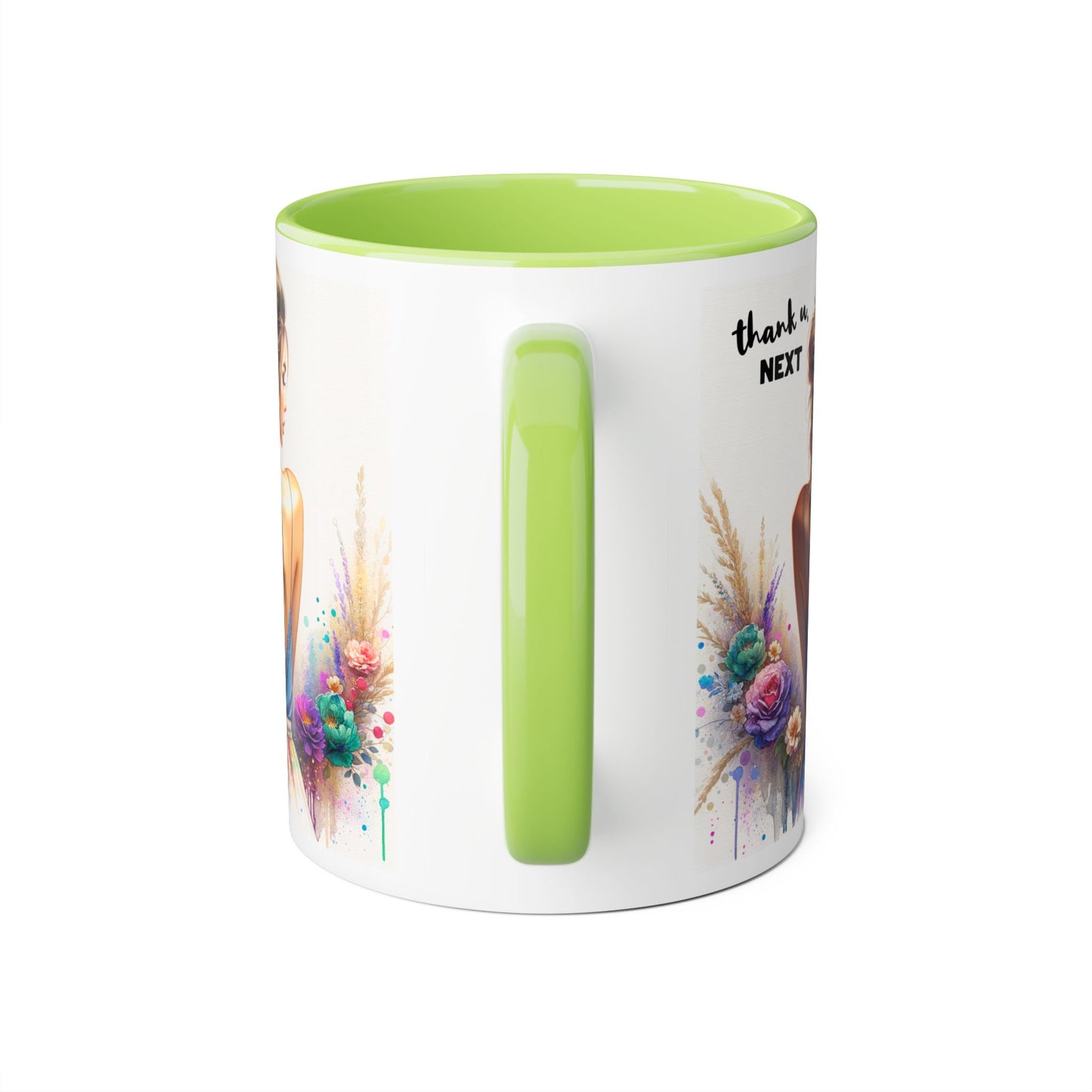 Thank U, Next Colorful Floral Thank You Mug - Perfect Gift for Friends, Birthdays, Celebrations, Coffee Lovers, Tea Time