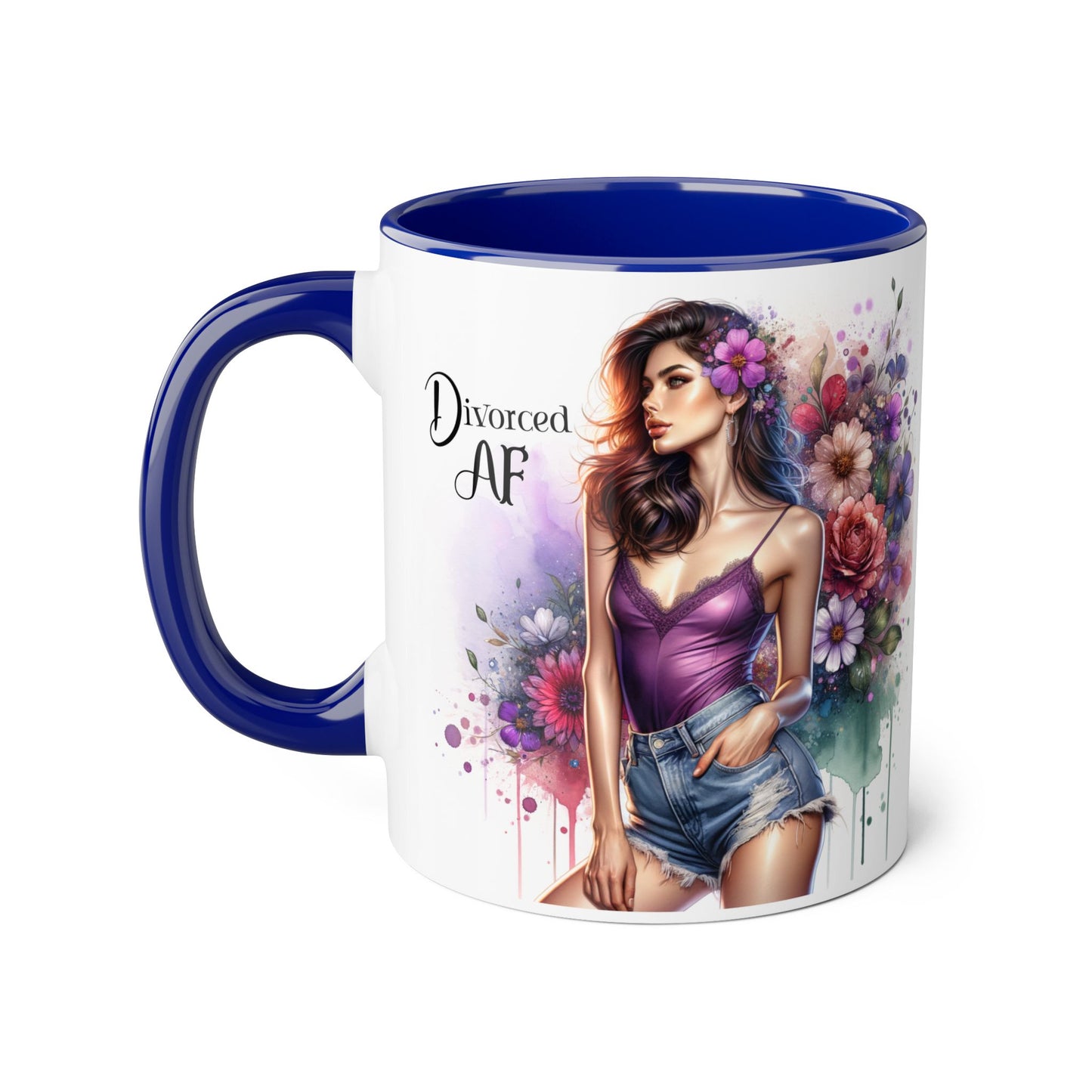 Mug - Divorced AF 11oz Accent Mug